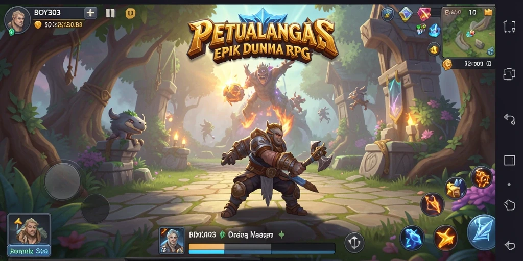 Tampilan gameplay seru di BOY303 dengan aksi RPG yang mendebarkan.