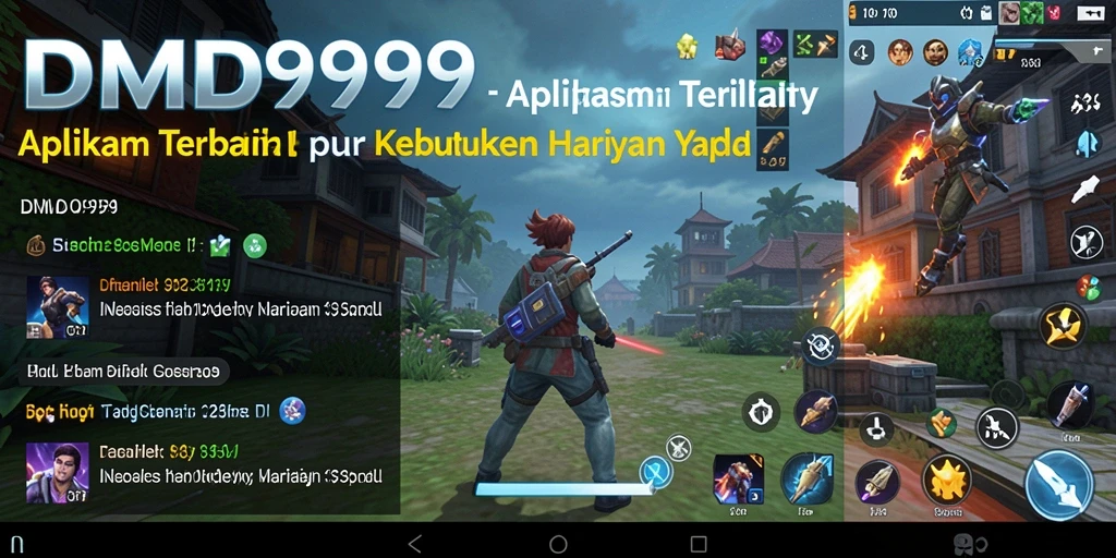 Tampilan antarmuka DMD999 yang intuitif dan fungsional.