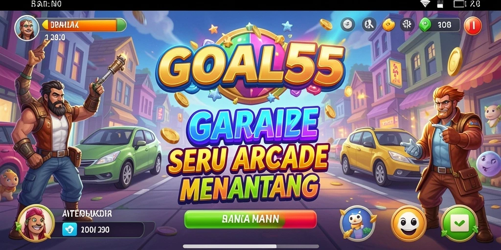 Gameplay seru dari GOAL55 yang menantang di setiap level.