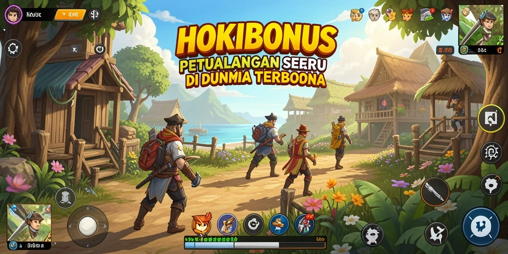 Gameplay HOKIBONUS menunjukkan eksplorasi dunia terbuka yang menakjubkan.