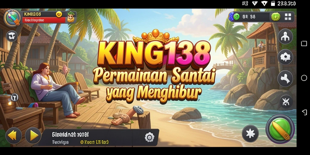 Tampilan gameplay KING138 yang seru dan penuh warna.