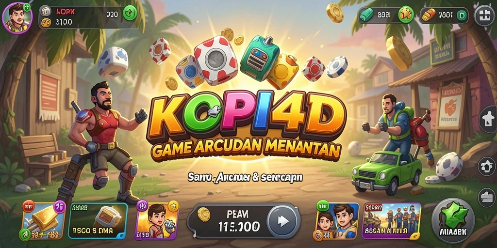 Tampilan gameplay KOPI4D yang penuh aksi dan tantangan.