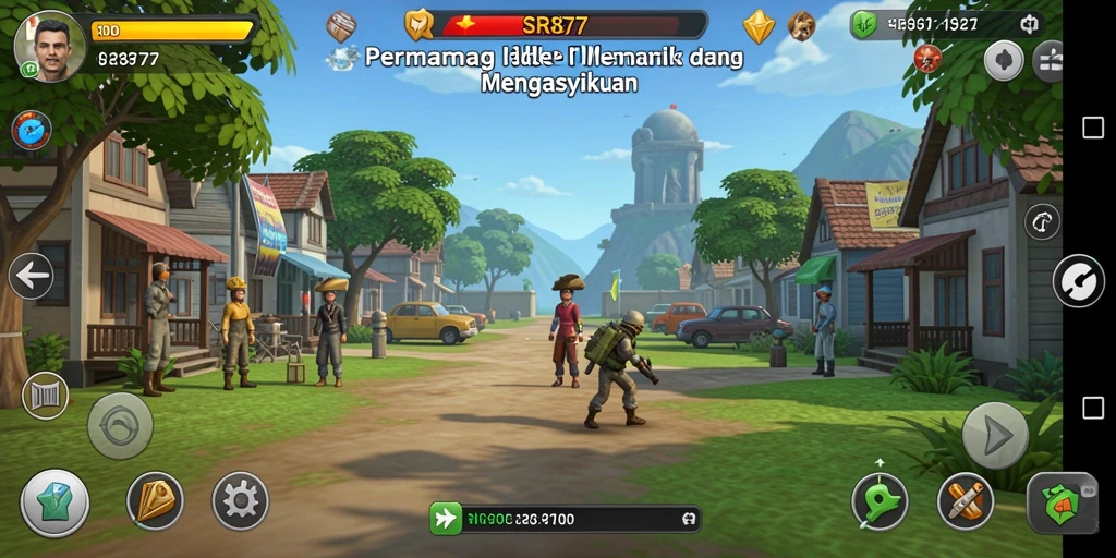 Tampilan gameplay SR877 yang menarik dan penuh warna.