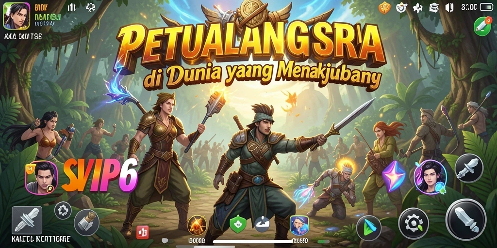 Tampilan fantastis dari gameplay petualangan di SVIP6.