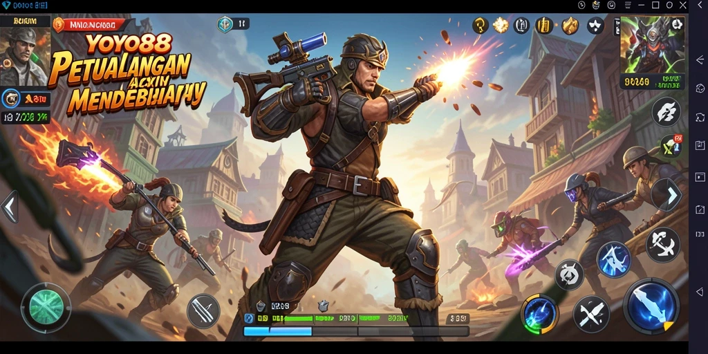 Gameplay mendebarkan dari YOYO88 dengan aksi tanpa henti.